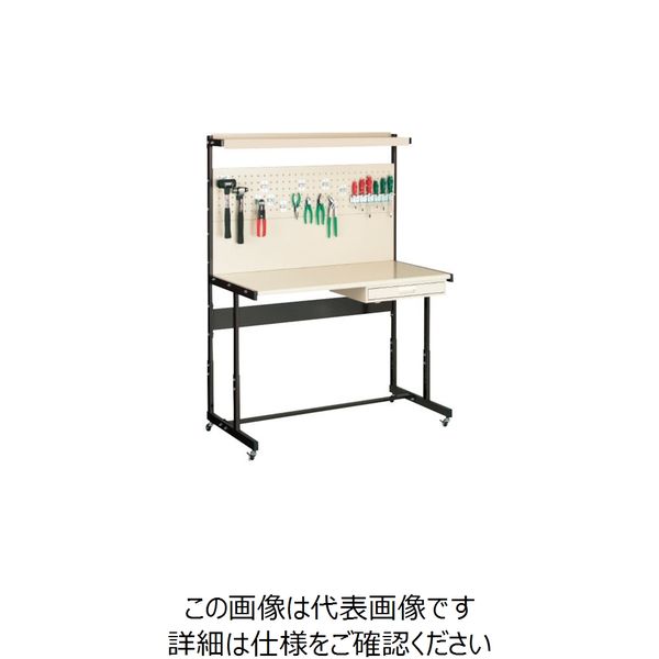 大阪製罐 OS ラインテーブル(高さ調節式)A型 移動型 LTH151CA 1台 253-3009（直送品）