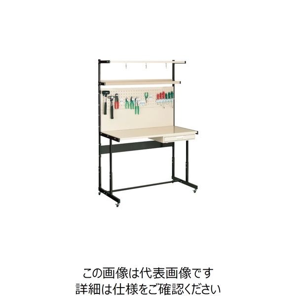大阪製罐 OS ラインテーブル(高さ調節式)Y型 移動型 LTH121CY 1台 253-6284（直送品）