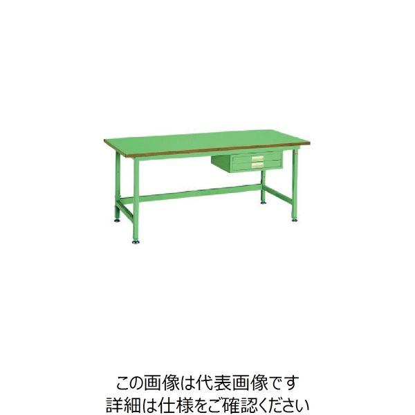 大阪製罐 OS 中量作業台 リノリューム天板 NBL1875 1台 136-1050（直送品）