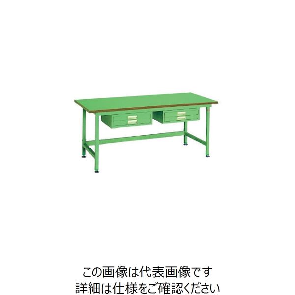 大阪製罐 OS 中量作業台 リノリューム天板 NBL1876 1台 136-5756（直送品）