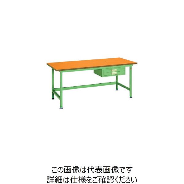 大阪製罐 OS 中量作業台 木製天板 NBW1875 1台 135-6300（直送品）