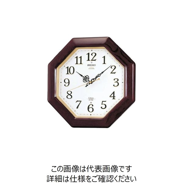 SEIKO 電波壁掛け時計 ウエストミンスターチャイム RX210B - 掛時計/柱時計