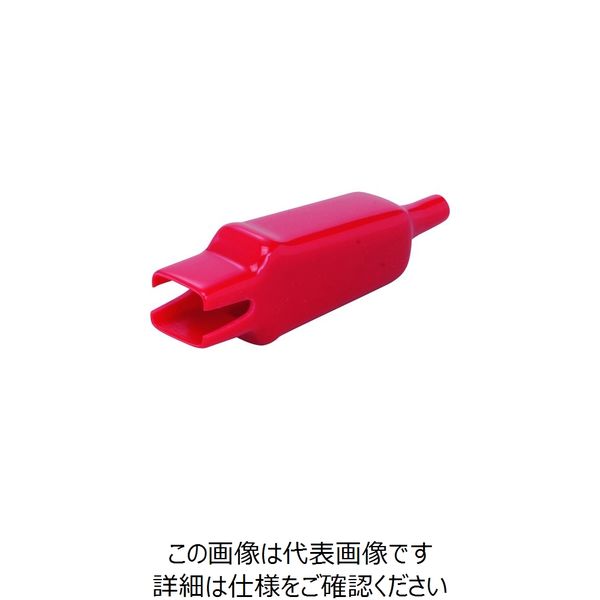 中発販売 STAR CLIP ビニールカバー 10A (赤) SCV-10AR 1セット(50個) 259-0718（直送品）