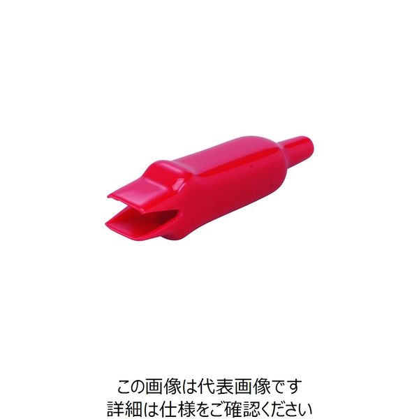 中発販売 STAR CLIP ビニールカバー 5A (赤) SCV-5AR 1セット(50個) 259-0705（直送品）