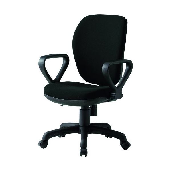 藤沢工業 TOKIO オフィスチェア FSTー77HA ブラック FST-77HA-BK 1脚 146-8631（直送品）