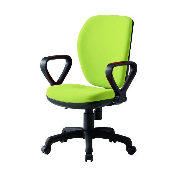 藤沢工業 TOKIO オフィスチェア FSTー77HA モスグリーン FST-77HA-MG 1脚 146-8655（直送品）