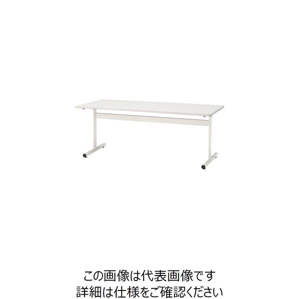 藤沢工業 TOKIO ミーティングテーブル TTーTW 1800×900 ホワイト TT-TW1890-WH 1台 226-5830（直送品）