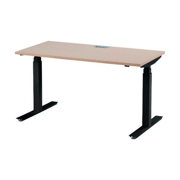 藤沢工業 TOKIO 電動昇降式ワークデスク 間口1400×奥行700×高さ700~1250mm ナチュラル FWD-B147-NR 1台（直送品）