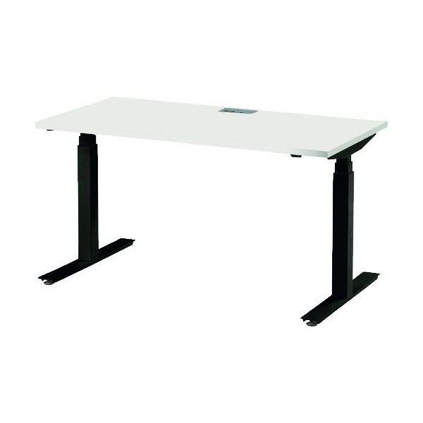 藤沢工業 TOKIO 電動昇降式ワークデスク 間口1400×奥行700×高さ700~1250mm ホワイト FWD-B147-W 1台（直送品）