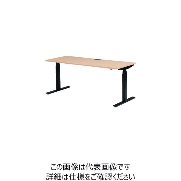 藤沢工業 TOKIO 電動昇降式ワークデスク 間口1800×奥行700×高さ700~1250mm ナチュラル FWD-B187-NR 1台（直送品）