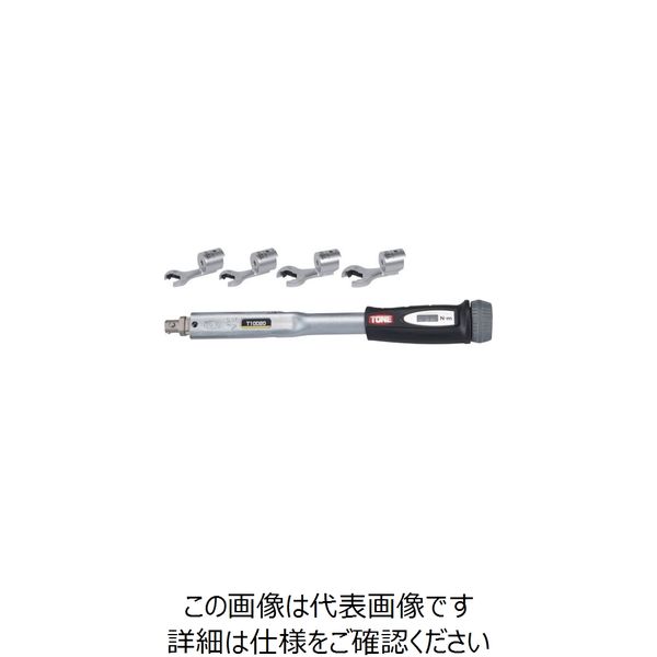 TONE 差替式トルクレンチ クイックスパナヘッドセット T10D20RSQ40 1セット 239-6290（直送品）