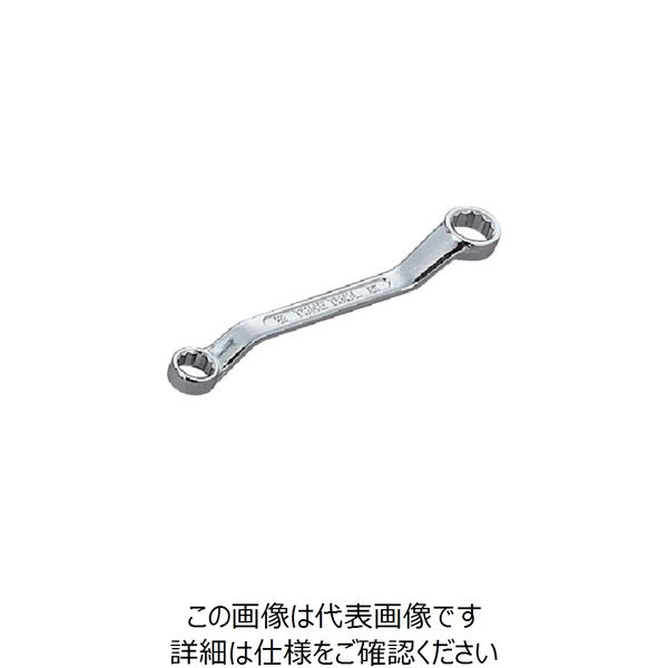 TONE ショートめがねレンチ 12×14mm M46-1214HP 1個 864-2734（直送品）