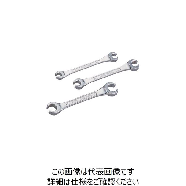 TONE フレアナットレンチ 10X12mm M26-1012HP 1個 864-2695（直送品） - アスクル