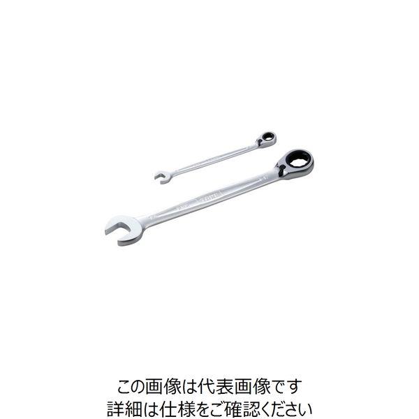 TONE ラチェットメガネレンチ(切替式) 対辺寸法8mm RMR-08HP 1個 864-2828（直送品）