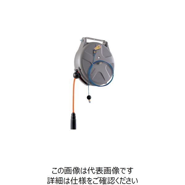 三協リール TRIENS エアーホースリール 内径8mm×6m ブレーキ式 SHS-306FA 1台 244-0915（直送品）