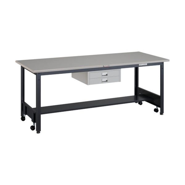 TRUSCO CFWS型作業台 薄型2段引出付