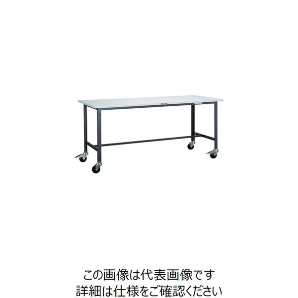 トラスコ中山 TRUSCO SAE型作業台 900X750 Φ100キャスター付 D SAE-0975C100 DG 1台 454-6211（直送品）