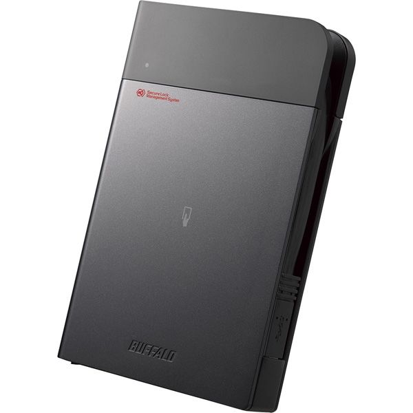 バッファロー 抗ウイルス抗菌 ＮＦＣ 暗号化 ウイルスチェック ポータブルＨＤＤ ２ＴＢ HDS-PZNVB2.0U3 1台（直送品） - アスクル