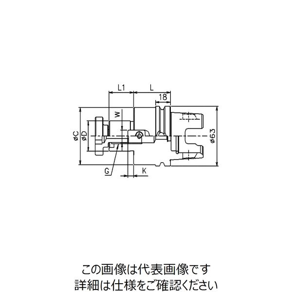 WINWELL KM63XMZ-FMA/FMC/フェイスミルアーバー KM63XMZ-FMC22-45Y-D 166-8398（直送品）