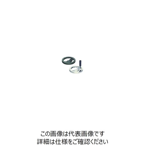 イマオコーポレーション イマオ ハンドル 角リム型ハンドル車(加工付) ハンドル径200mm BS200ER-KM19 1個（直送品）