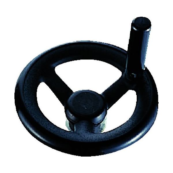 イマオコーポレーション イマオ ハンドル 丸リム型エンプラハンドル車(加工付) ハンドル径200mm RP200ER-H18 1個（直送品）