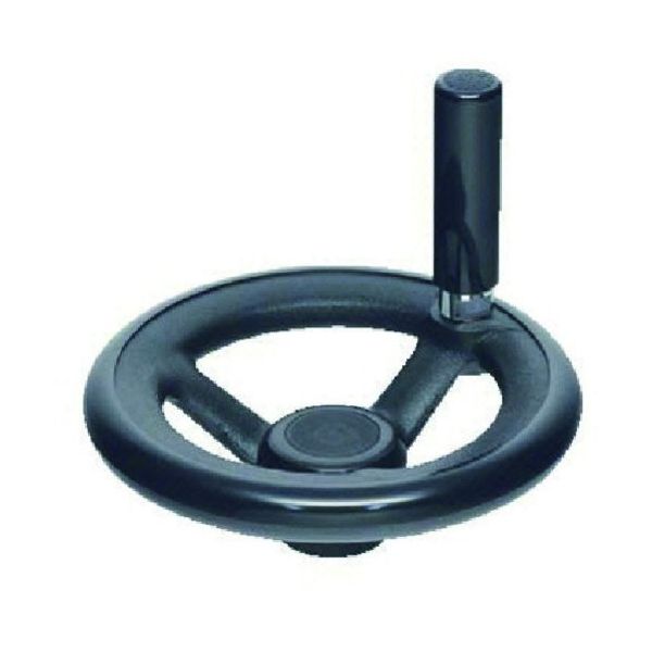 イマオ ハンドル 丸リム型エンプラハンドル車(加工付) ハンドル径200mm ステンレス RP200ER-SUS-T20 1個（直送品）