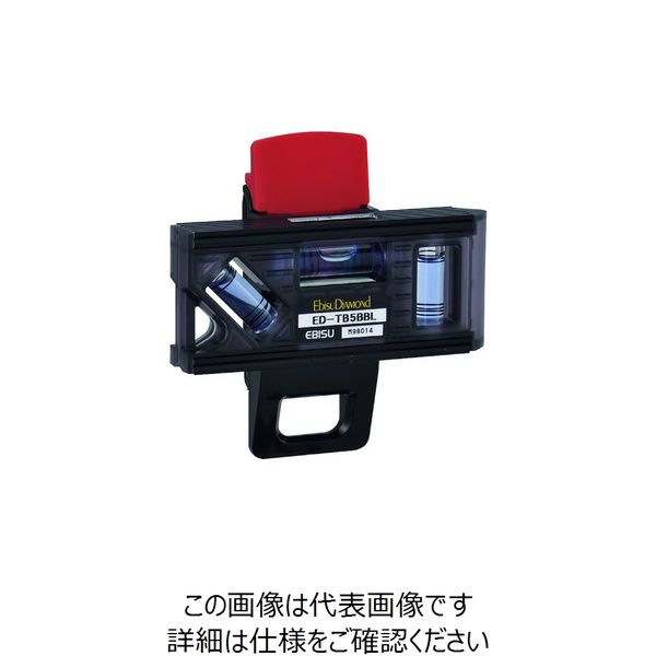 エビス エビスダイヤモンド トビレベル5 ブラック/ブルー ED-TB5BBL 1個 254-2373（直送品）