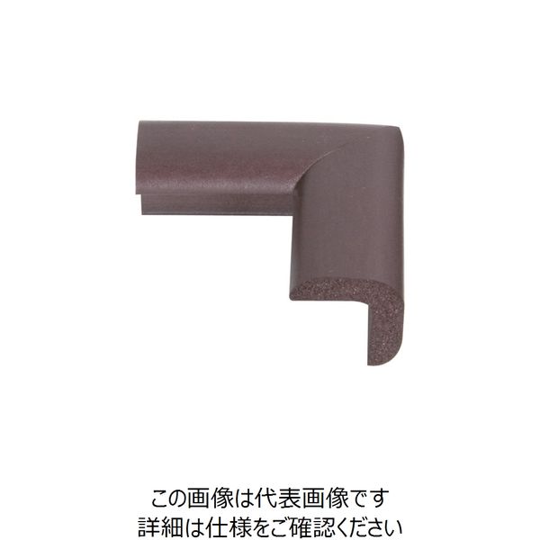 カーボーイ CARーBOY コーナーゴムパット ちび4P ブラウン BS-12 1袋(4個) 252-8411（直送品）