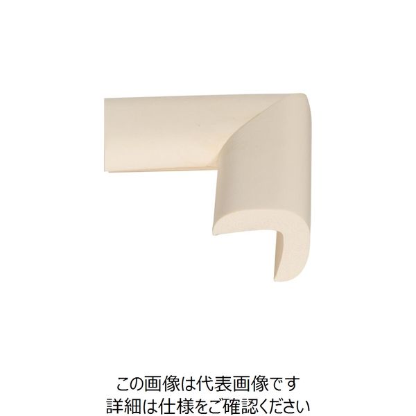 カーボーイ コーナーゴムパット 小4P アイボリー BS-10 1袋(4個) 252-8443（直送品）