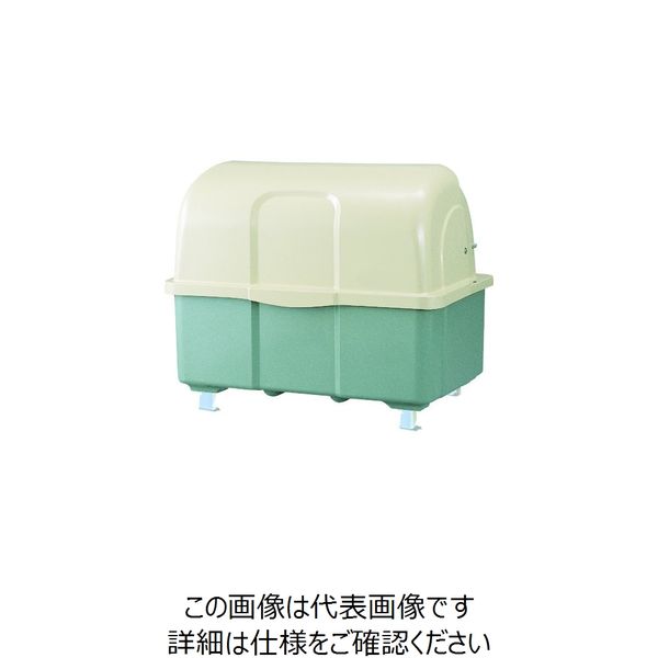 カイスイマレン ゴミ箱 ジャンボペール HG1000TK ツートン 固定足付 1個 181-6219（直送品）