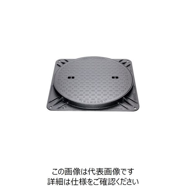 カネソウ マンホール・ハンドホール鉄蓋 簡易密閉形（防水・防臭形） 角枠 MKHY-6