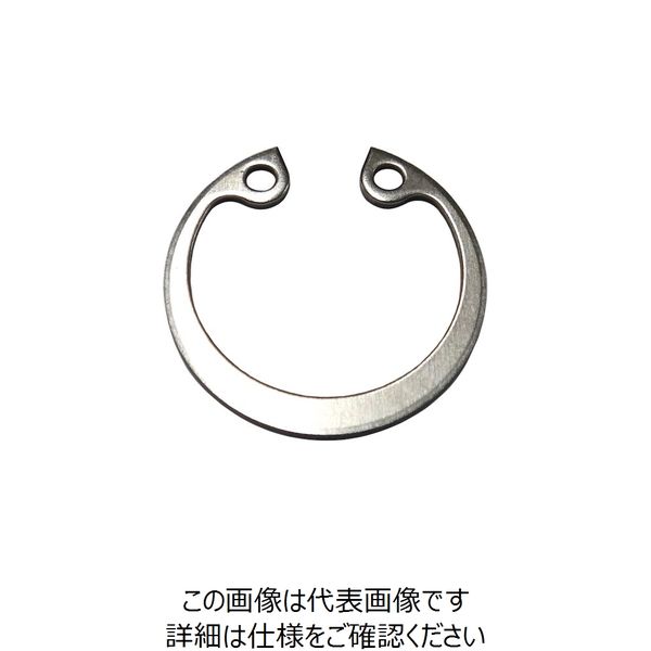 コノエ MIC スナップリング穴用 ステンレス Rー25 (8枚入) M091-0025 1パック(8枚) 214-5528（直送品）