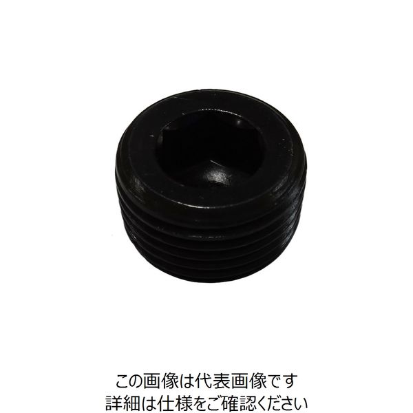 コノエ MIC テーパープラグ沈み 黒色酸化皮膜 1/4 (27個入) M083-0114 1パック(27個) 213-4536（直送品）