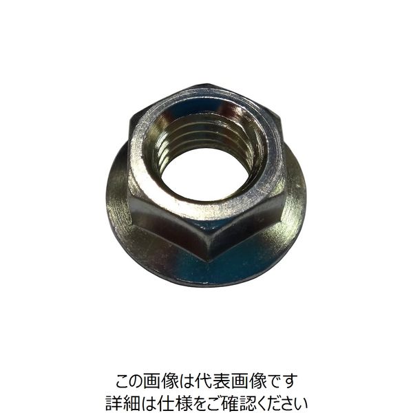 コノエ MIC フランジナット 三価クロメート 4 (100個入) M779-0004 1パック(100個) 212-9774（直送品）