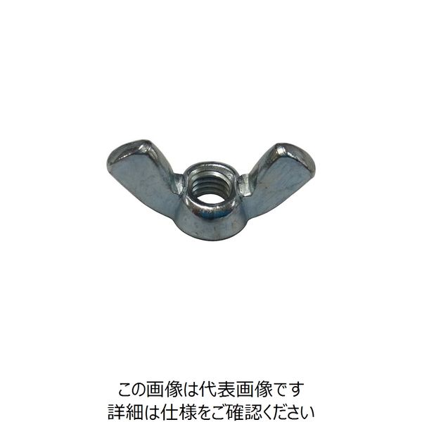 コノエ MIC 蝶ナット ユニクロ 10 (28個入) M037-0010 1パック(28個) 214-2330（直送品）