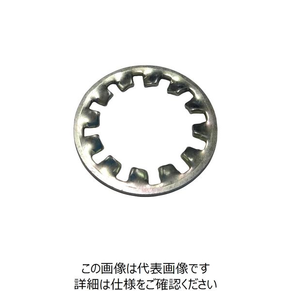 コノエ MIC 内歯ワッシャー 三価クロメート 12 (50枚入) M085-0012 1パック(50枚) 212-9740（直送品）