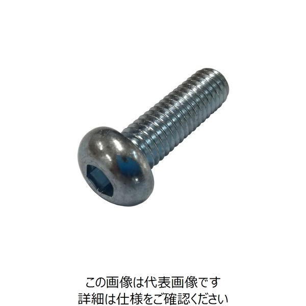 コノエ MIC 六角穴付きボタンボルト ユニクロ 4x16 (75本入) M076-0416 1パック(75本) 213-4504（直送品）