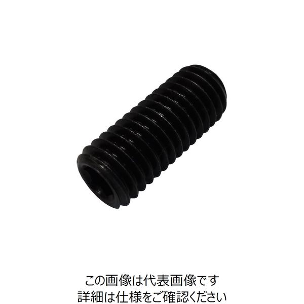 コノエ MIC 六角穴付き止めねじ 黒色酸化皮膜 6x12 (69本入) M031-0612 1パック(69本) 209-1933（直送品）