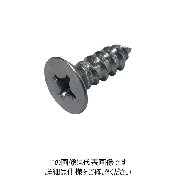 コノエ 皿頭タッピングねじ 鉄 ユニクロ 6×20 800本入 FLATTA-SS-6U-620-800P 1箱(800本)（直送品）