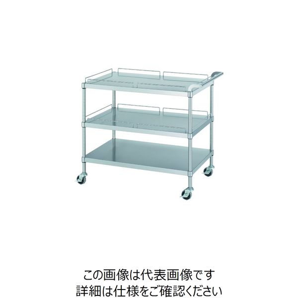 シンコー（SHINKO） シンコー ステンレスワゴンM21型 M21-7545-U75 1台 816-6791（直送品）