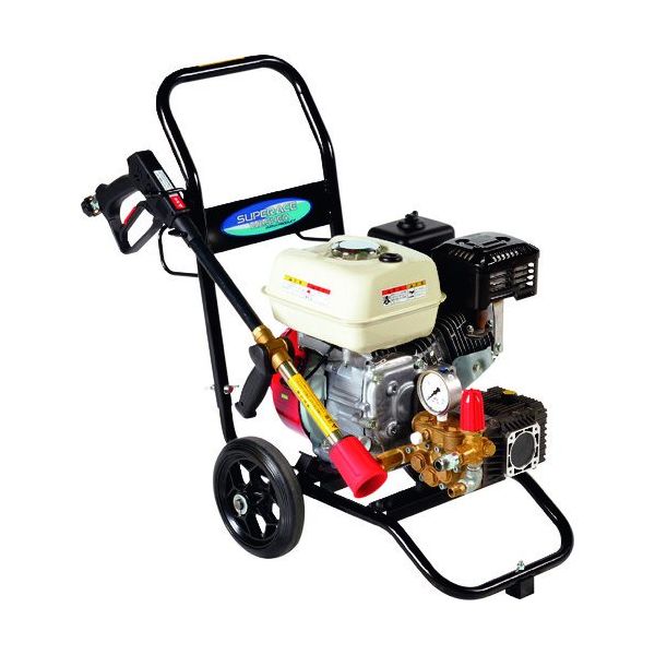 スーパー工業 エンジン式高圧洗浄機 SECー3007ー2N コンパクト&カートタイプ 1台 135-8722（直送品）