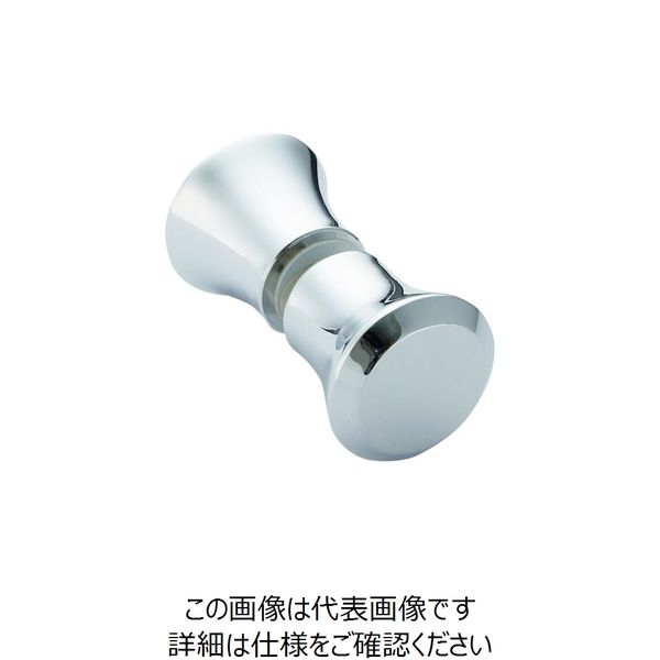 スガツネ工業 SUGATSUNE (100010456)DGーBT2/40ーCR/ガラス用ノブ DG-BT2/40-CR 1式（直送品）