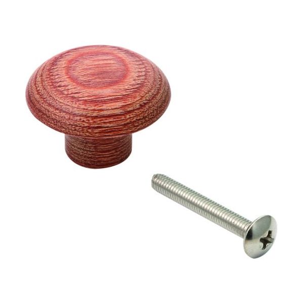 スガツネ工業 SUGATSUNE (100012622)SWーNー30/スチールウッド丸つまみ SW-N-30 1個 225-1817（直送品）