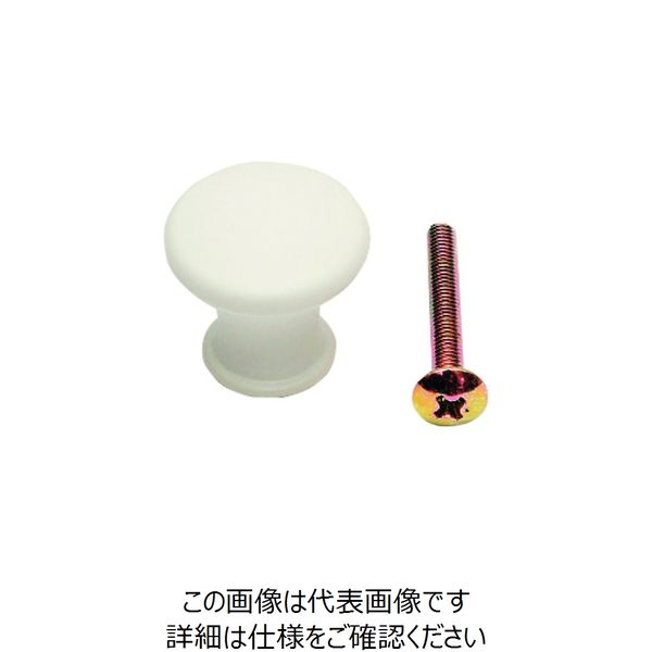 スガツネ工業 (100036239)KKーT24WT/つまみ KK-T24WT 1個 225-4961（直送品）