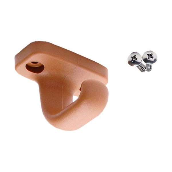 スガツネ工業 SUGATSUNE (110036819)HKーCM40ーBR/樹脂製フック HK-CM40-BR 1個 225-3448（直送品）