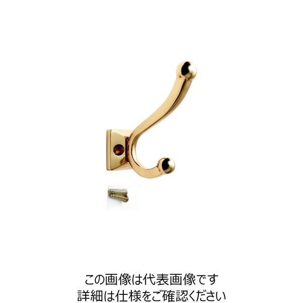 SUGATSUNE (110043565)PXBーBN05ー211ーPB/真鍮製玉付ダブルフック PXB-BN05-211-PB 1個（直送品）