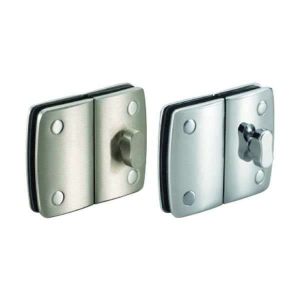 スガツネ工業 (140017889)CLS38ーC/ガラスラッチ錠 ストライクボックス付 CLS38-C 1式 223-7636（直送品）