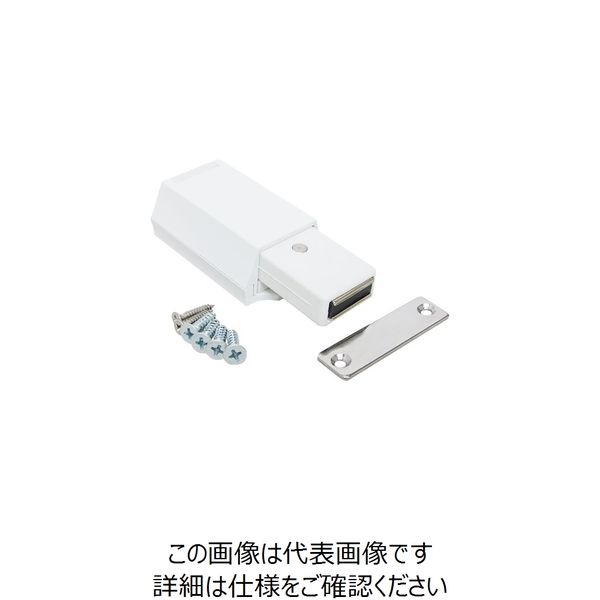 スガツネ工業 (140043881)MLーZN80WT/金属製マグネラッチ ML-ZN80WT 1個 223-7628（直送品）