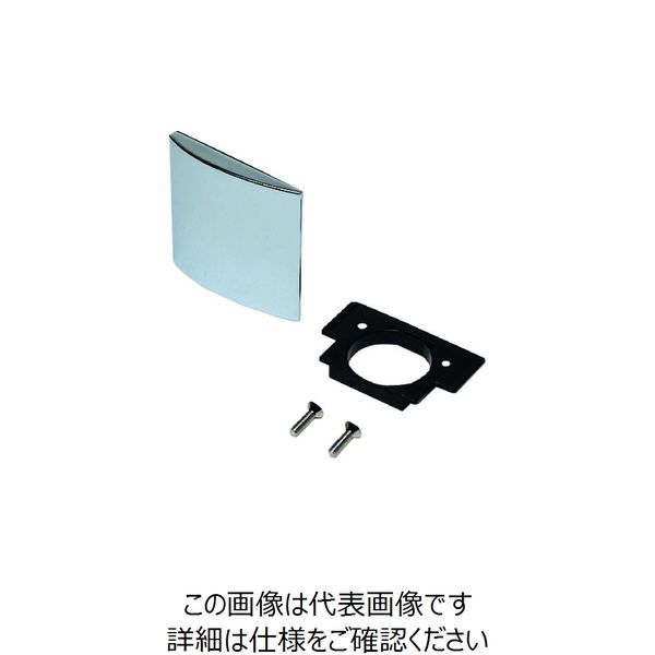 スガツネ工業 (160032418)GHーJ95FPーCRガラス扉用フェイスプレート GH-J95FP-CR 1個(1セット)（直送品）