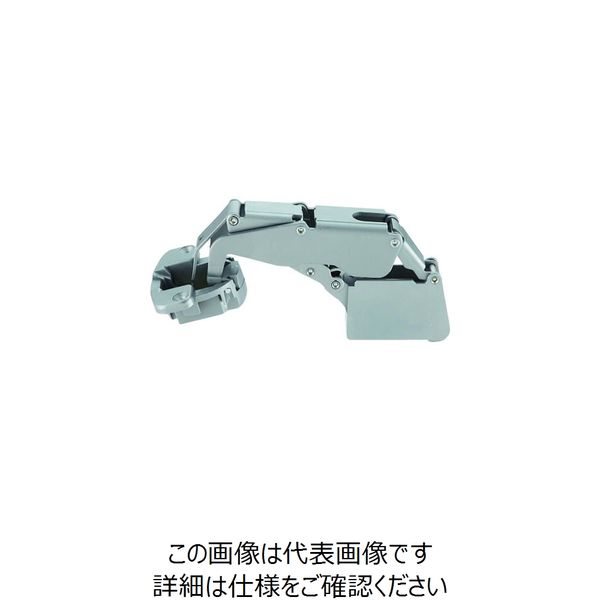 SUGATSUNE (160073633)H160ーC34/0スライドヒンジ 厚扉用 キャッチ付 H160-C34/0 1個(1セット)（直送品）